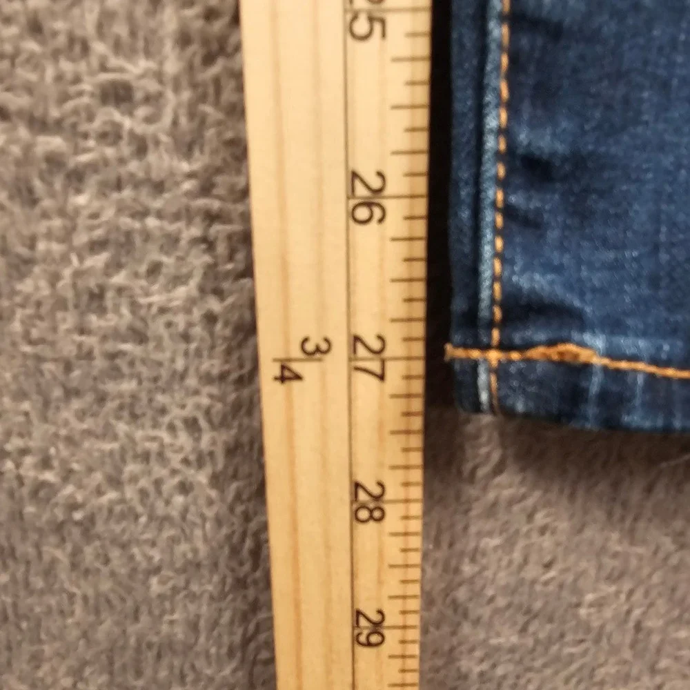 American Eagle Super Super Stretch Skinny Jeans Medium Wash Womens 2S Short